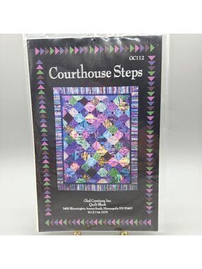 Courthouse Steps Quilt Pattern By Glad Creations Inc Finished Quilt Size 68 X 86